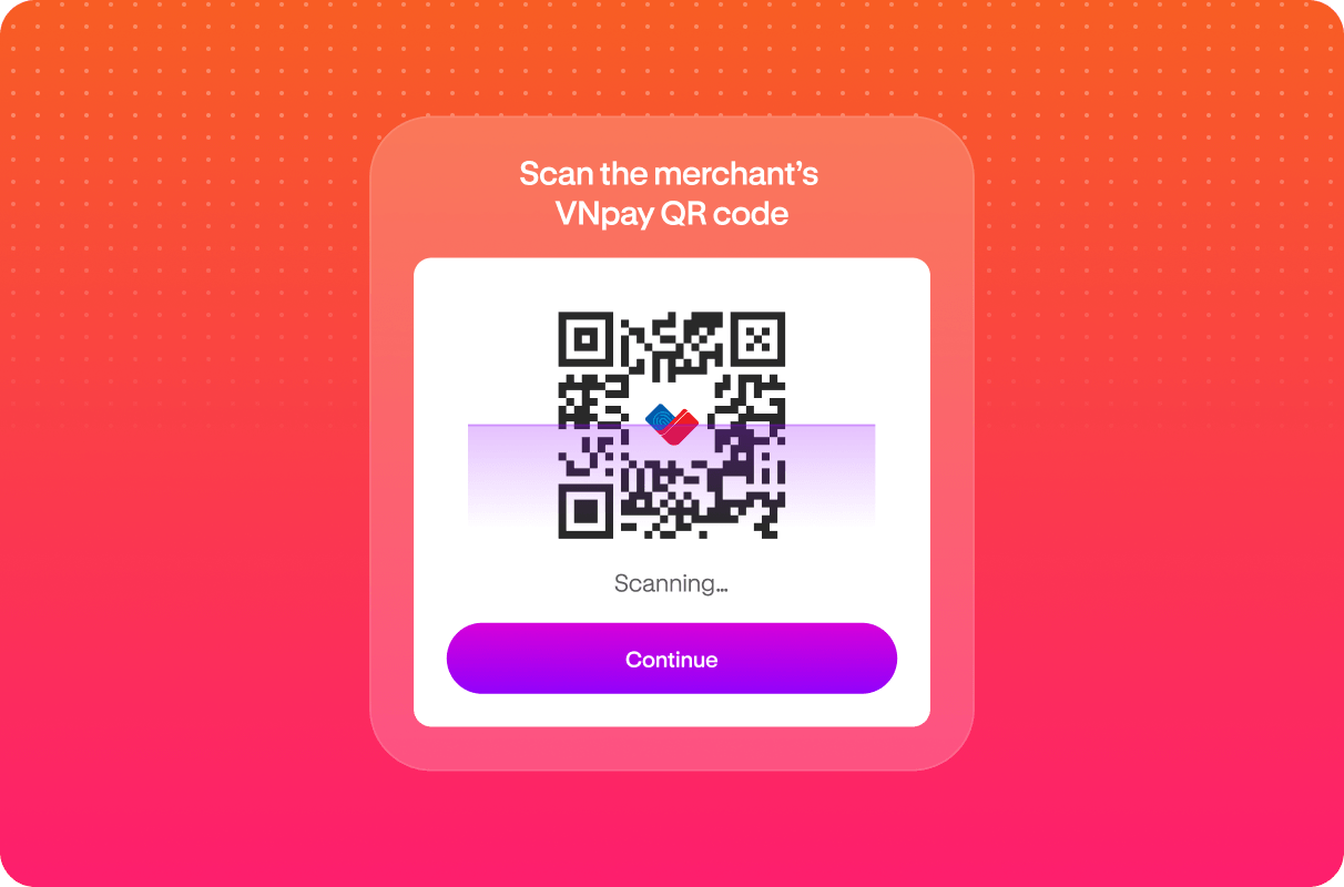 Scan VNPAY QR at checkout