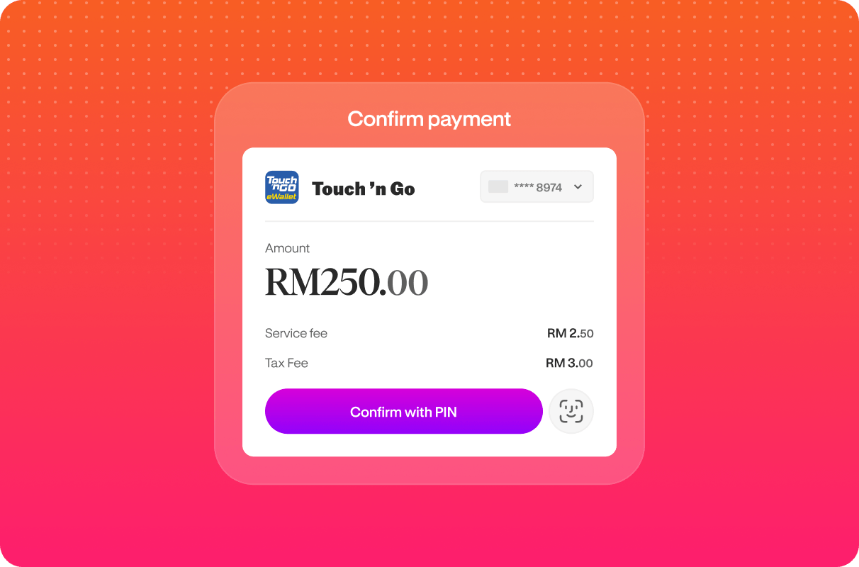 Confirm payment